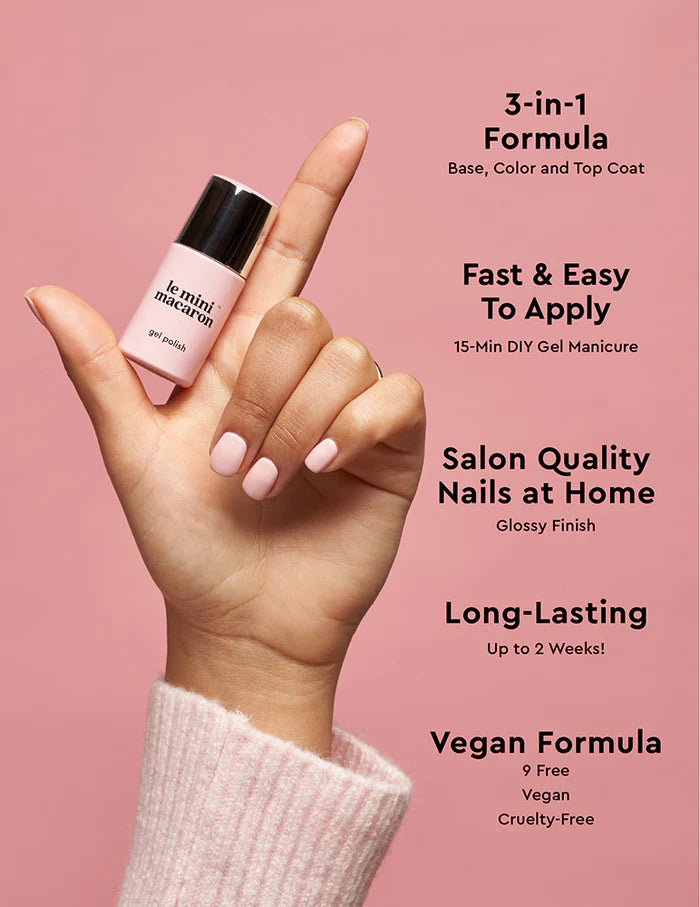 Gel Manicure Sett - Pink Quartz