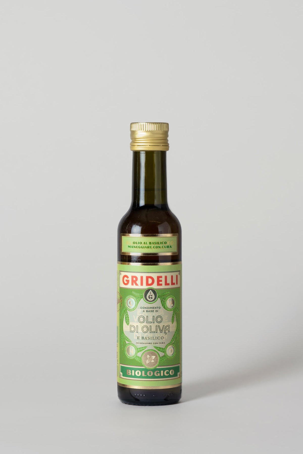 Rimini Lífræn Olífuolía með Basilíku 250 ml.