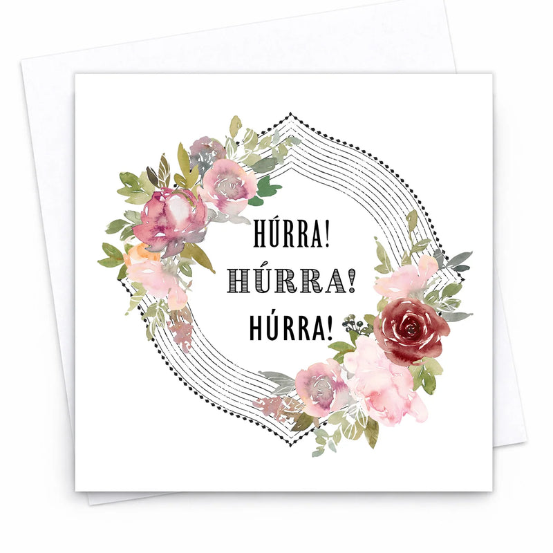 Tækifæriskort "Húrra!"