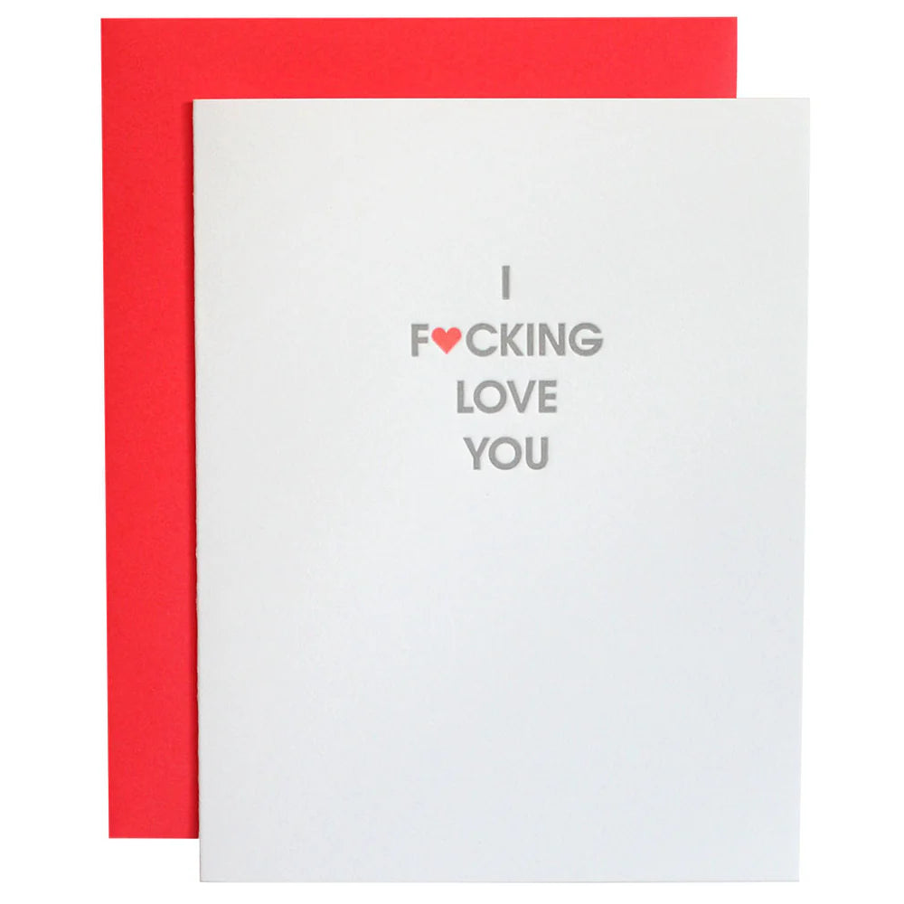 Tækifæriskort &quot;I Fucking Love You?&quot;