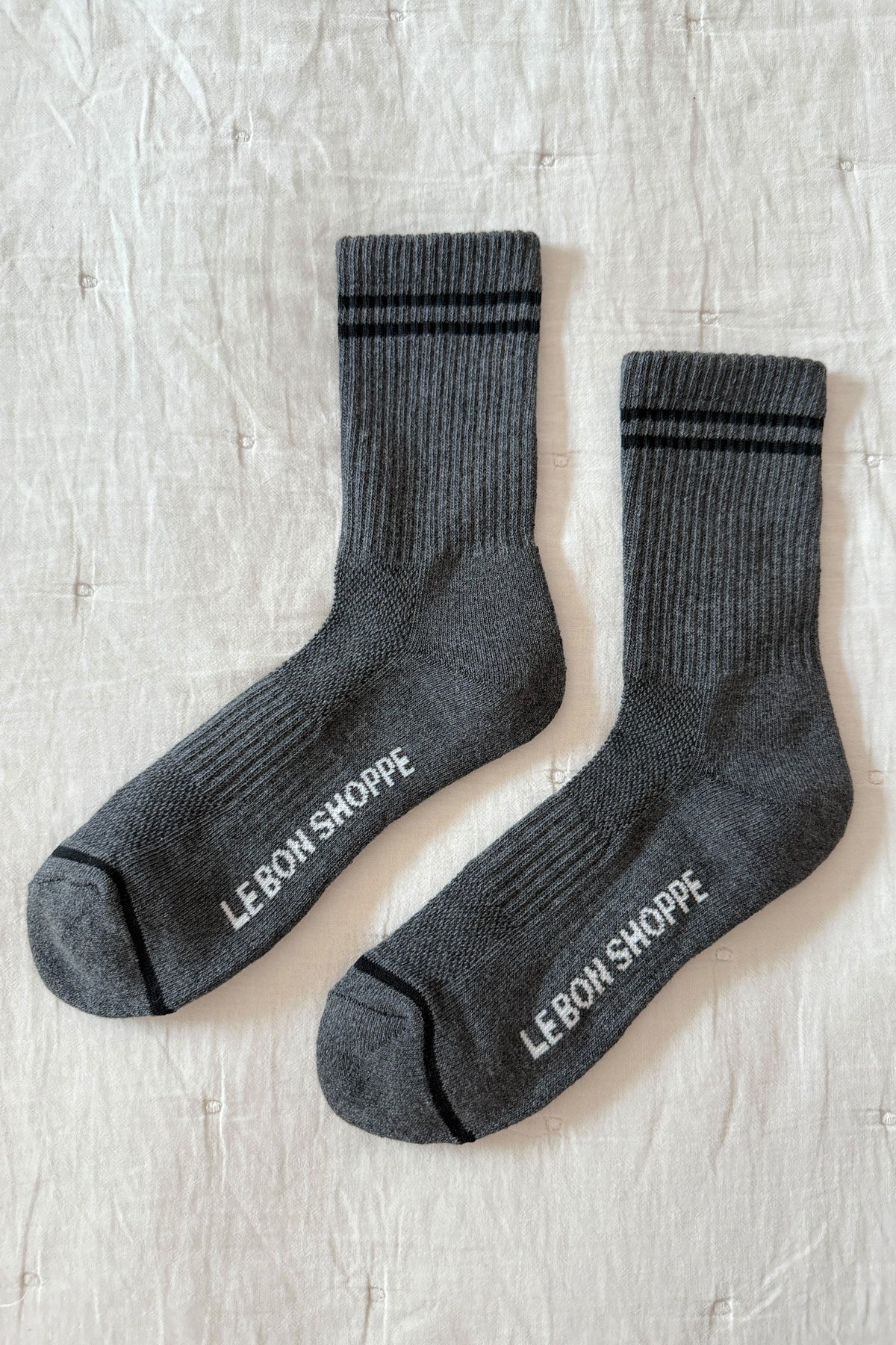 Boyfriend Sokkar Dökkgráir