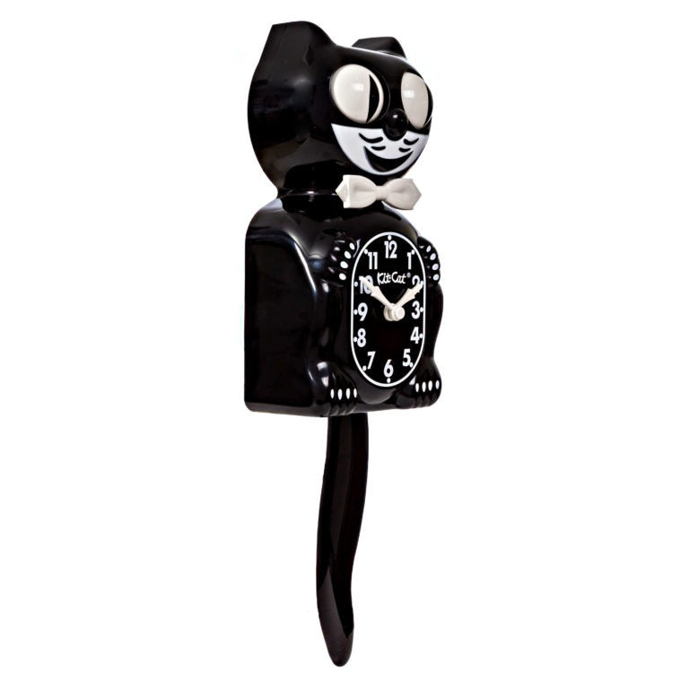 Kit-Cat Klock Classic Svört