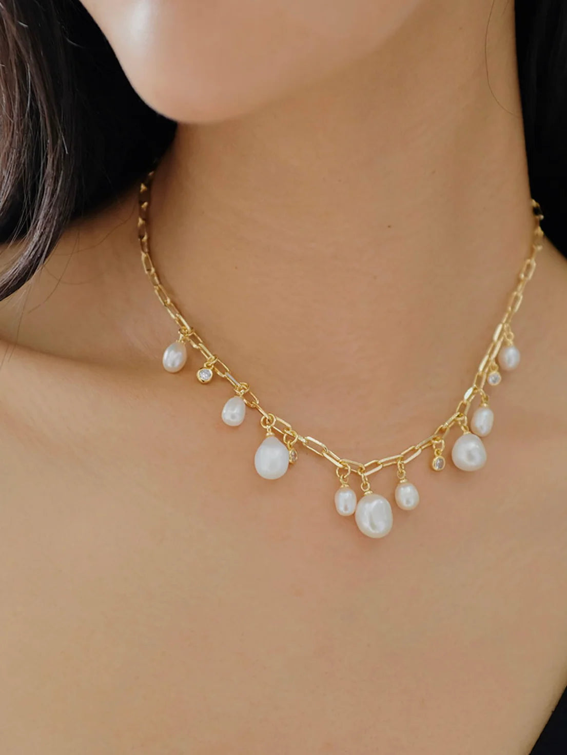 Isla Fresh Water Pearl Hálsmen