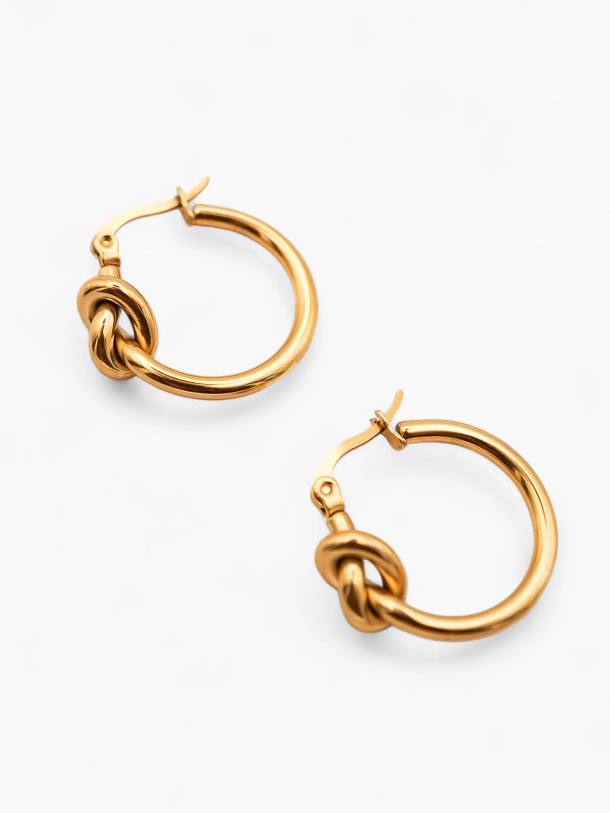 Ashley Knot Hoops Eyrnalokkar