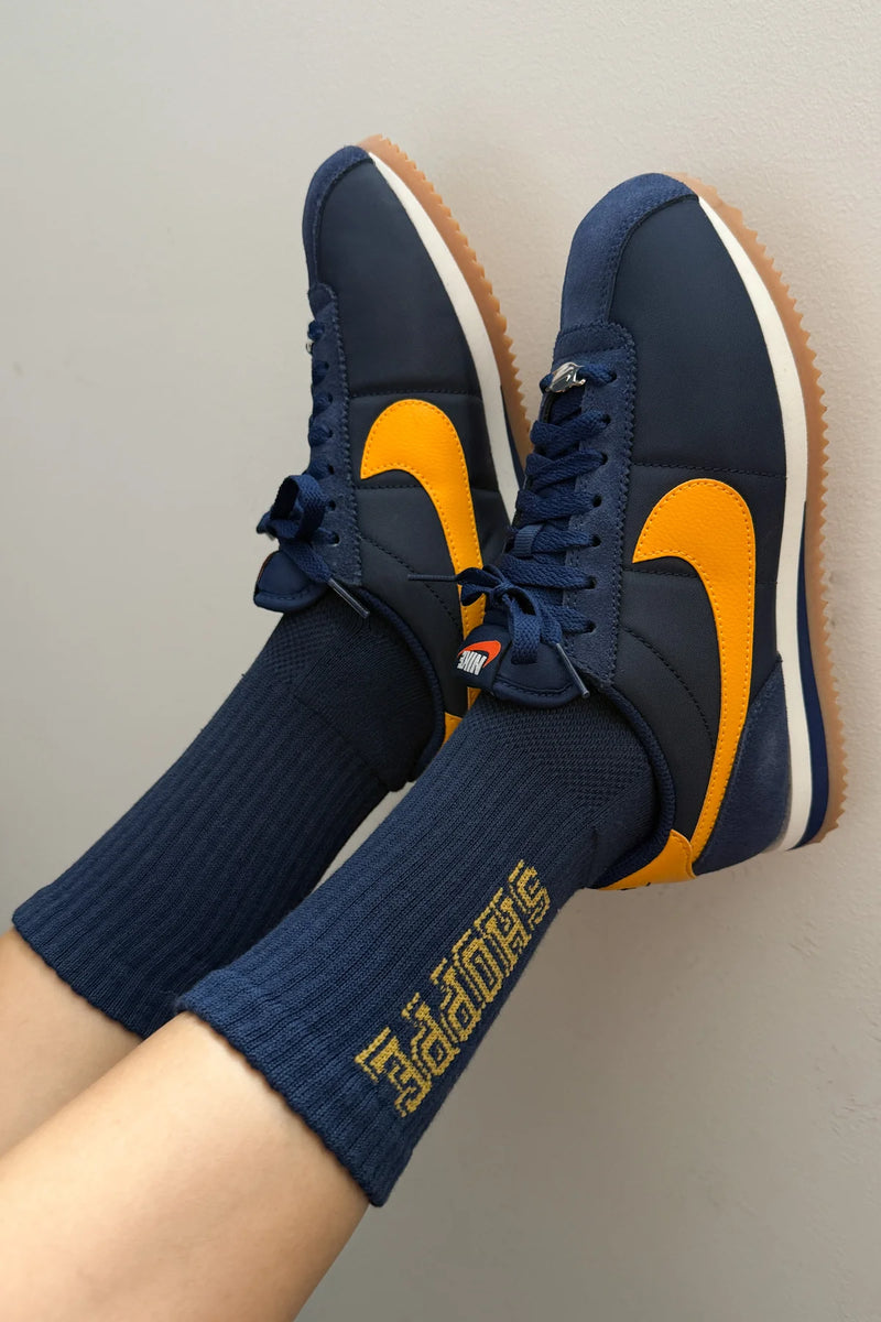 Le Bon Preppy Sokkar Navy/Gold