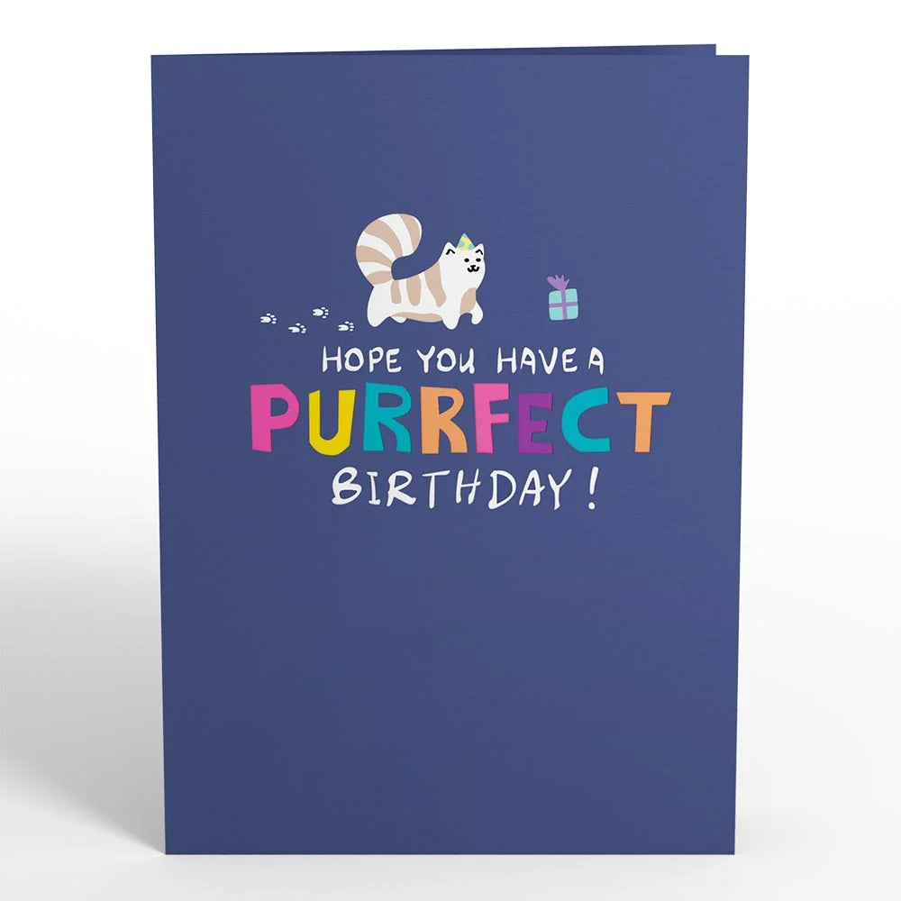 Happy Birthday Cat's Pop-Up Card