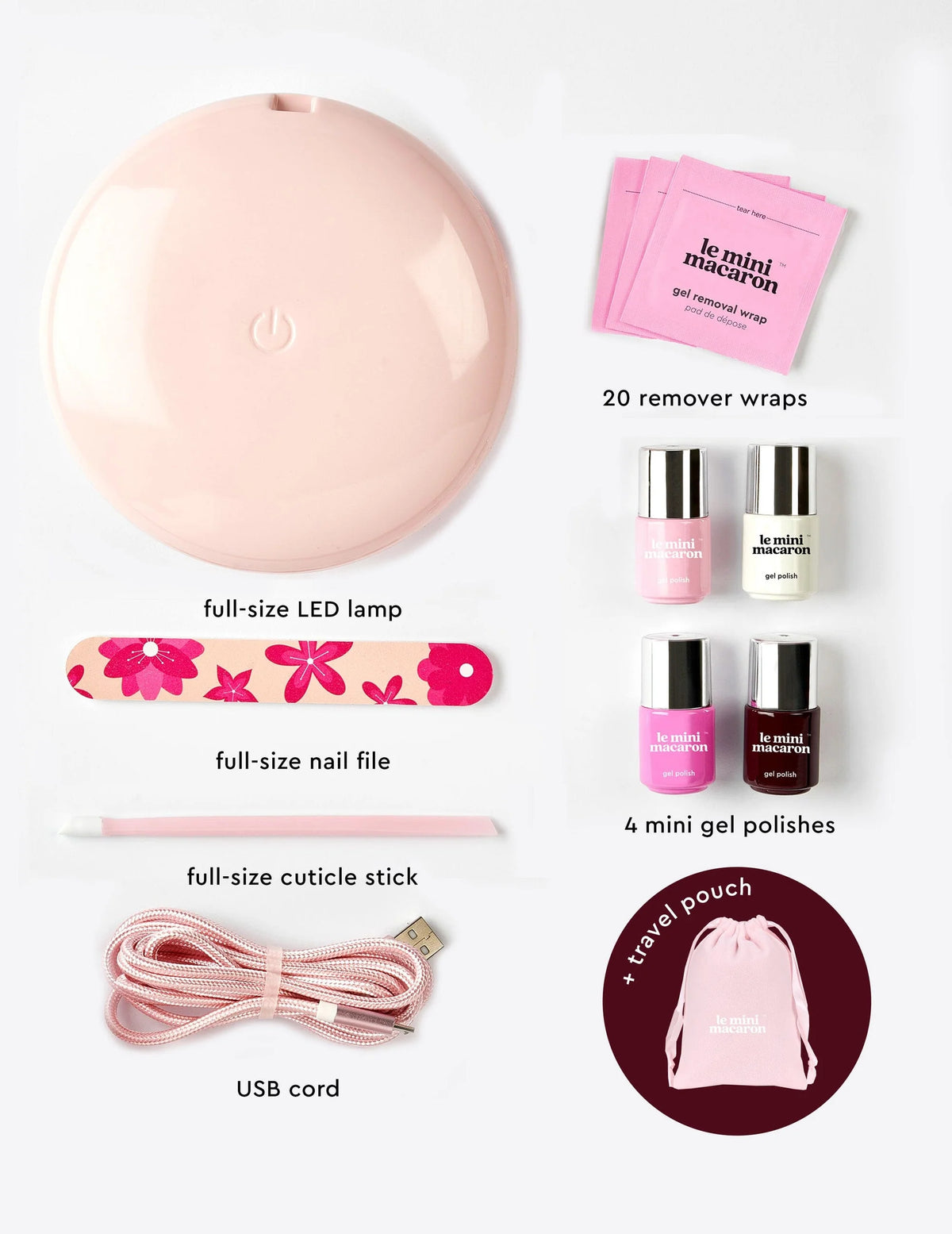 Maxi gel Manicure Sett -  La Vie En Bloom