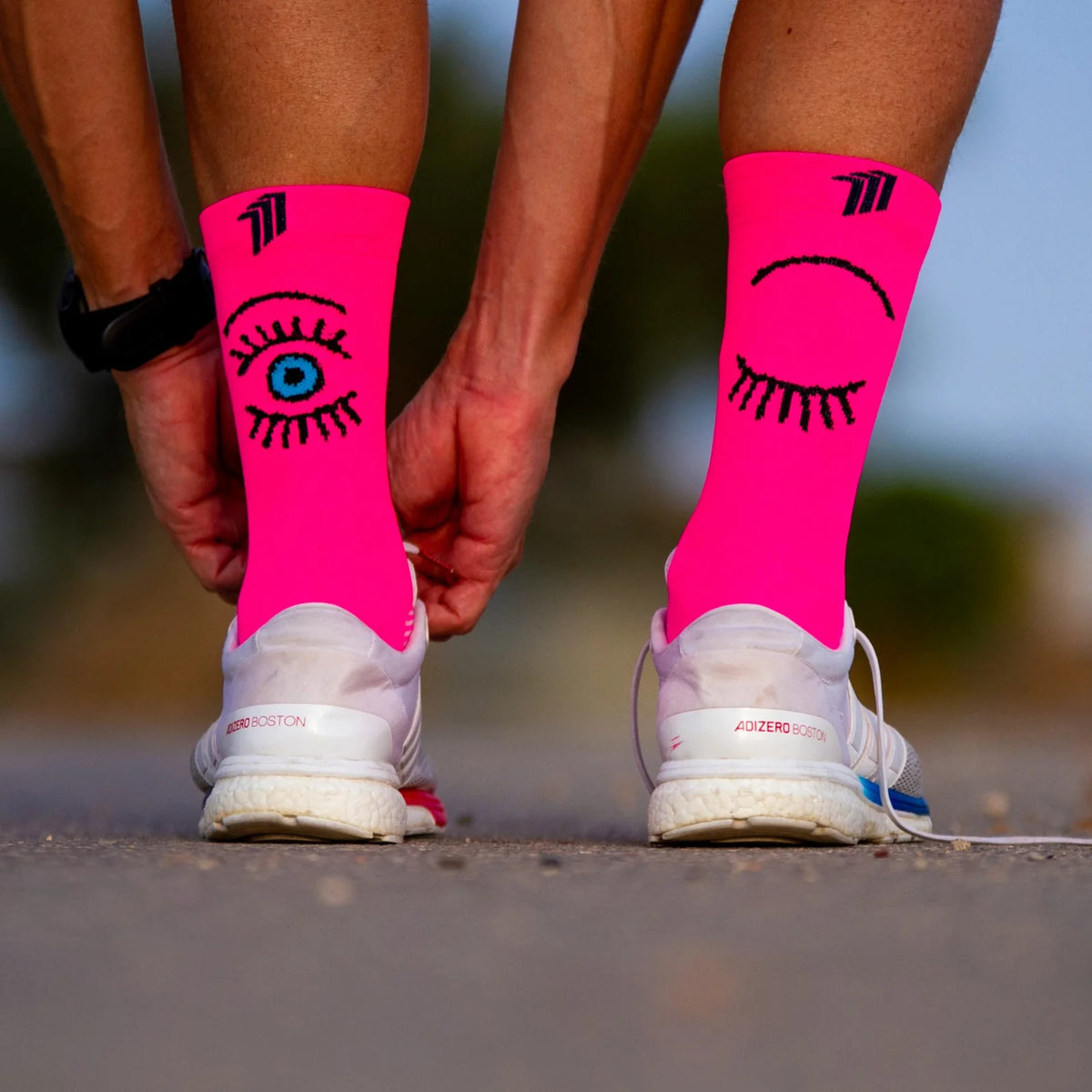 Hlaupasokkar Eye - Pink