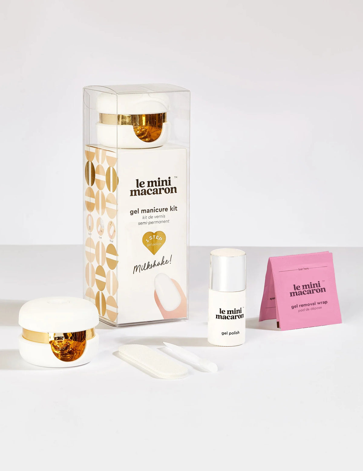 Gel Manicure Sett - Milkshake