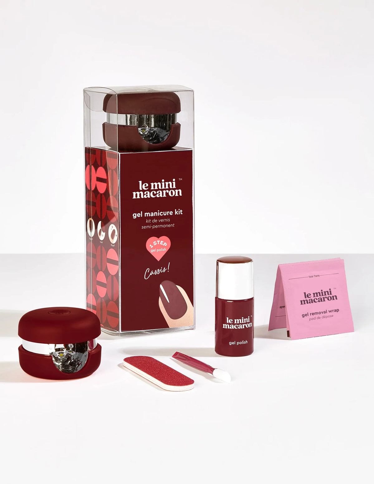 Gel Manicure Sett - Cassis