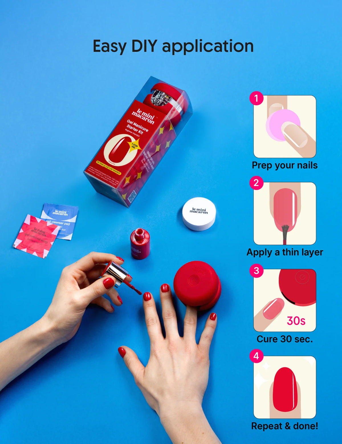 Gel Manicure Sett - Cloud Puff