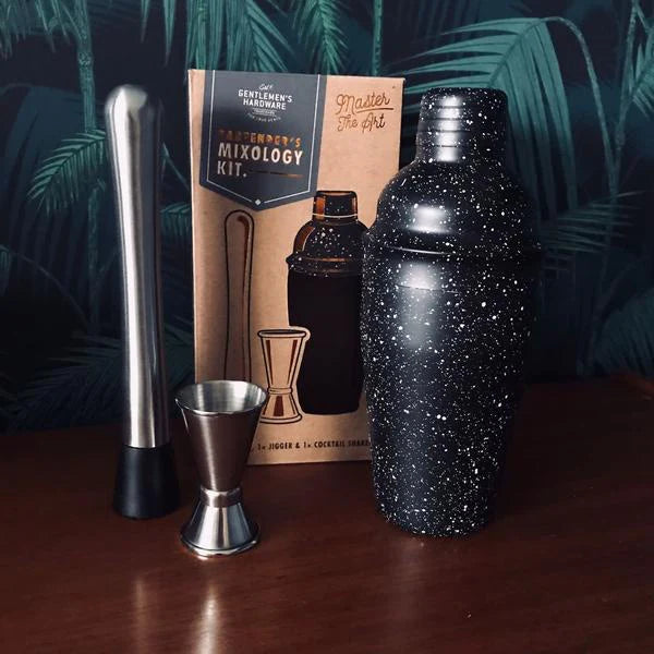 Kokteilsett Svart/Silfur 3 stk.