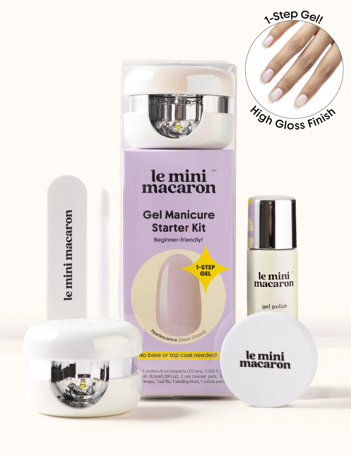 Gel Manicure Sett - Pearlescence