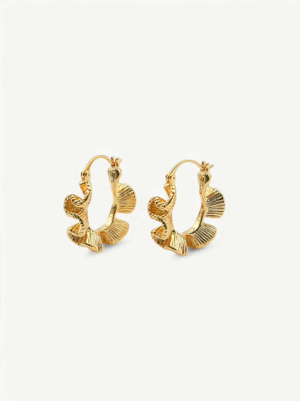 Ripple Bloom Hoops Eyrnalokkar