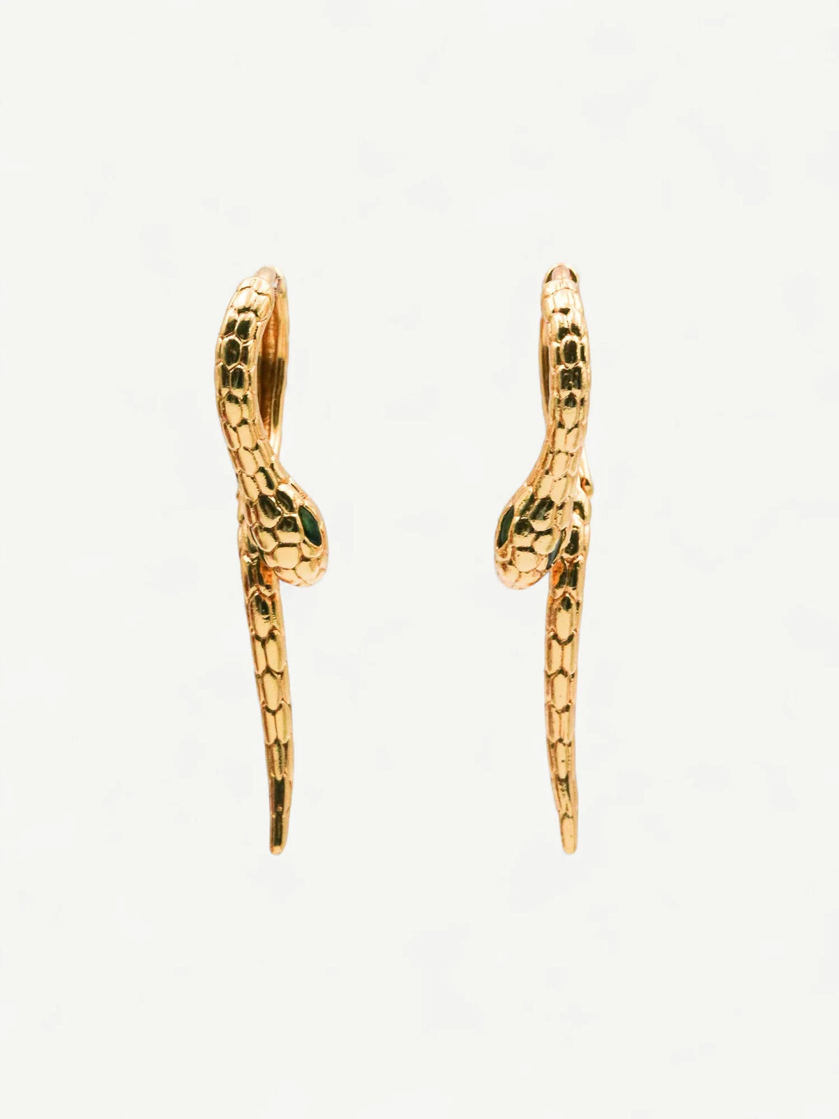 Snake Hoop Eyrnalokkar