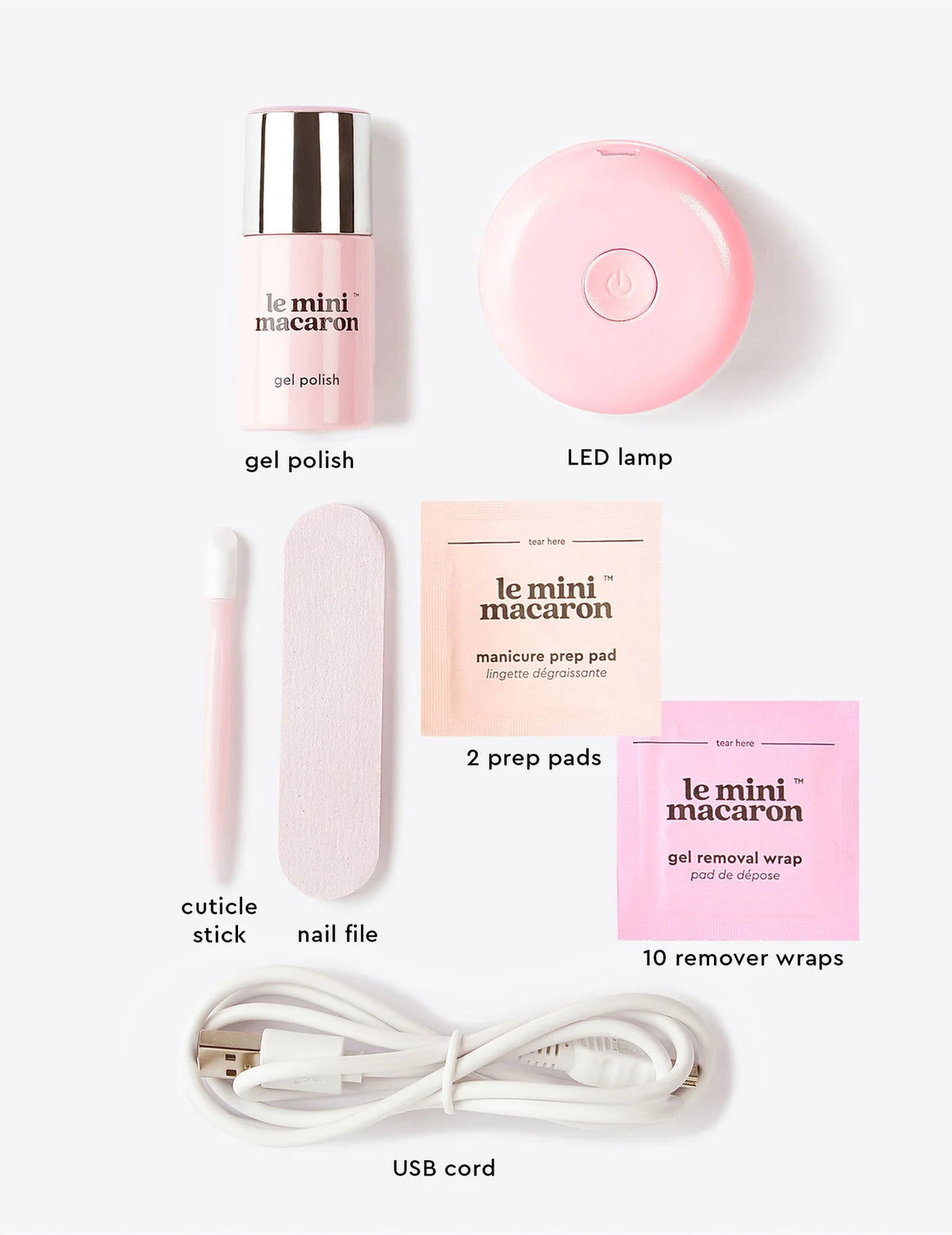 Gel Manicure Sett - Pink Quartz