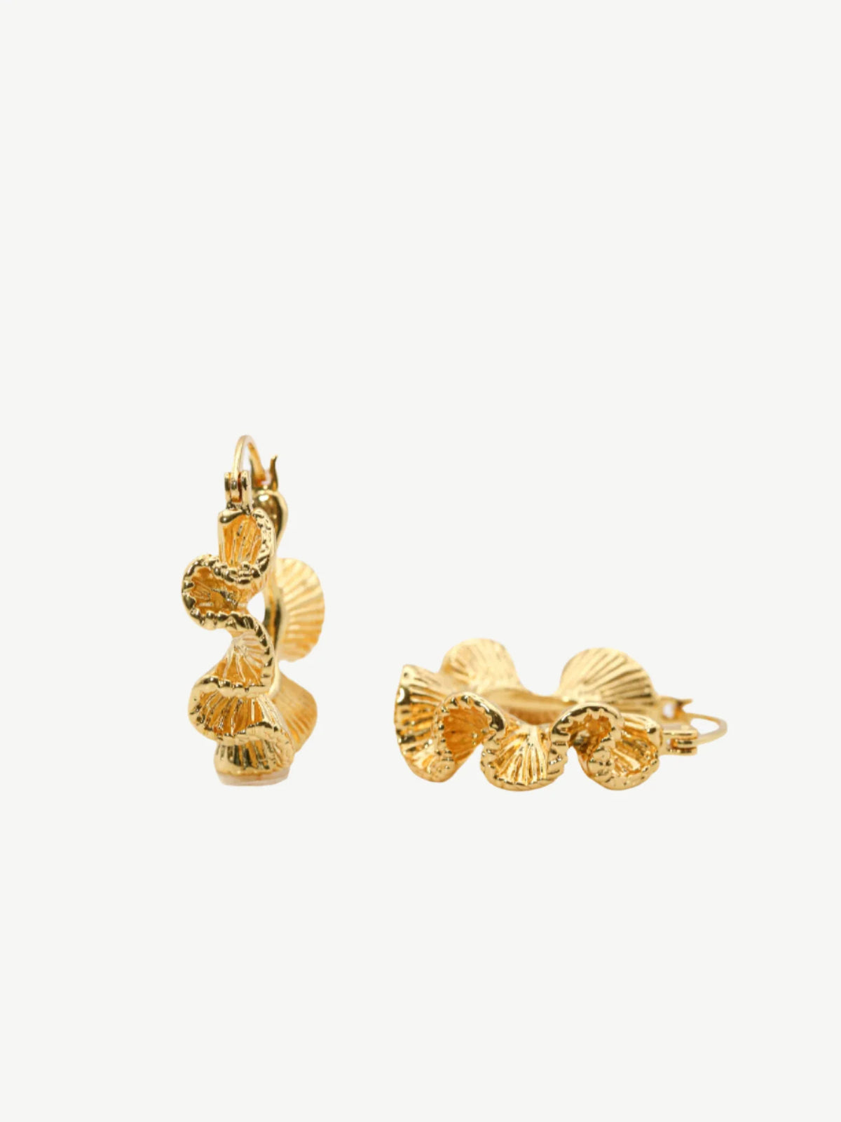 Ripple Bloom Hoops Eyrnalokkar