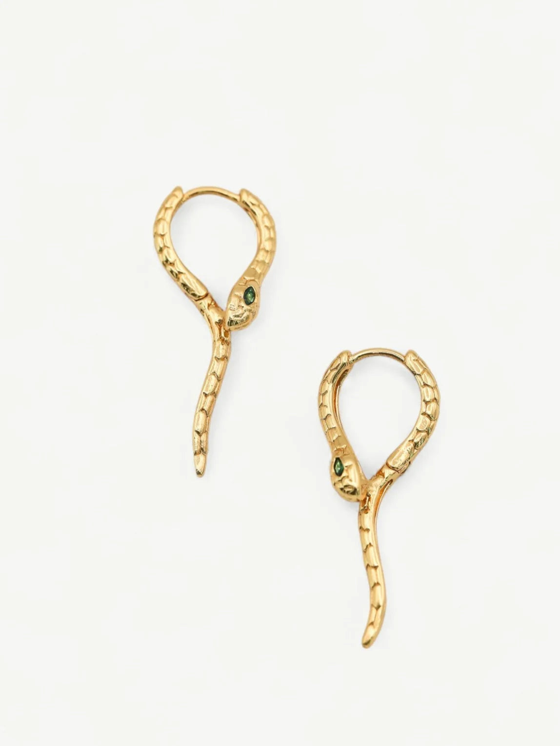 Snake Hoop Eyrnalokkar