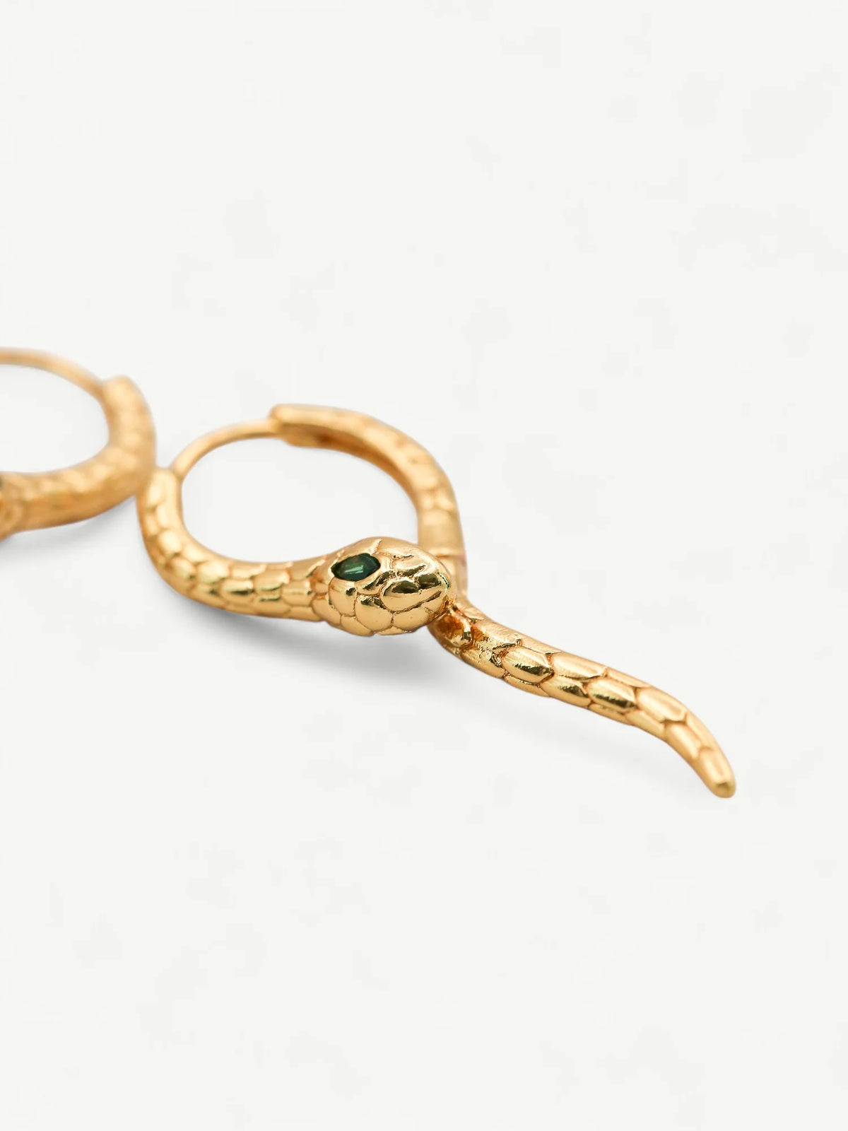 Snake Hoop Eyrnalokkar