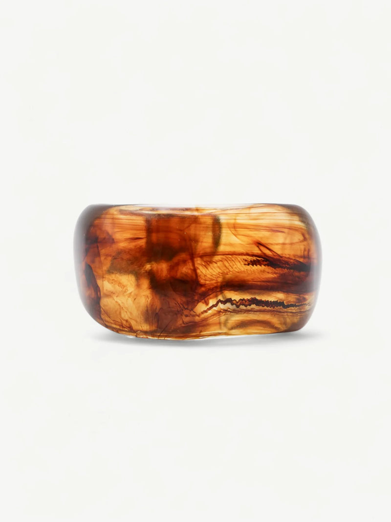 Amber Drift Bangle Armband Brúnt