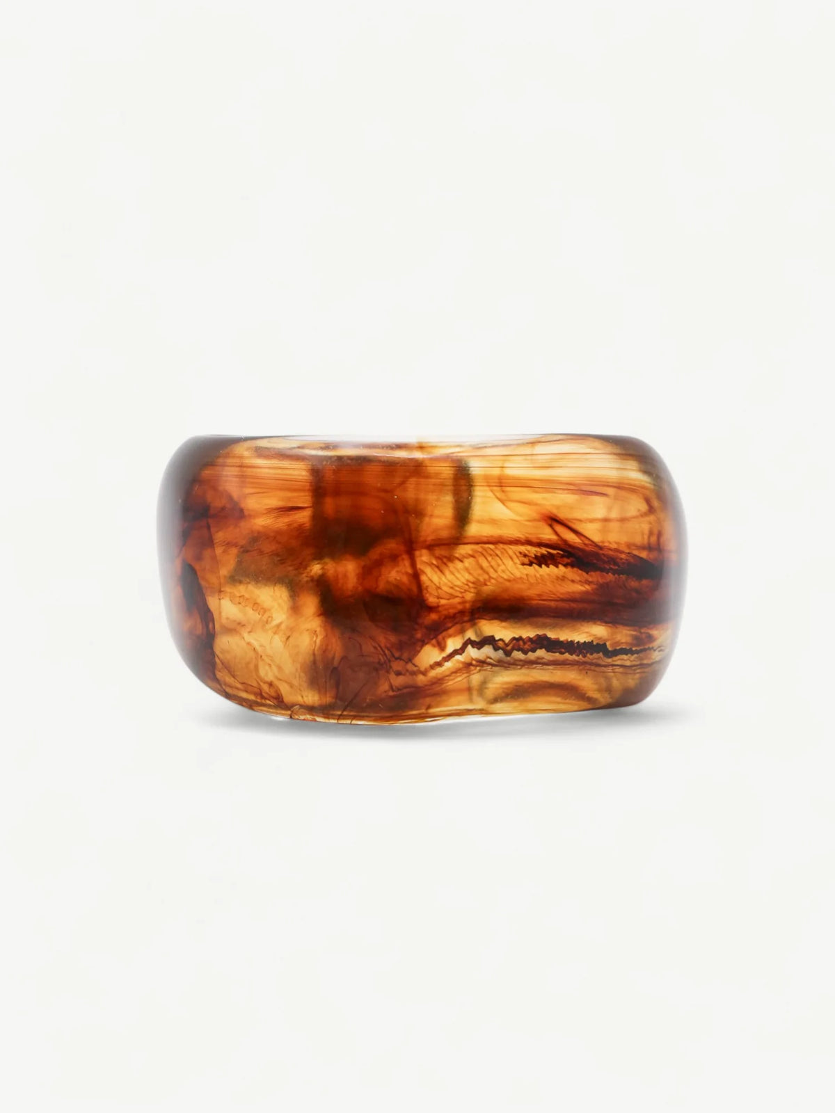 Amber Drift Bangle Armband Brúnt