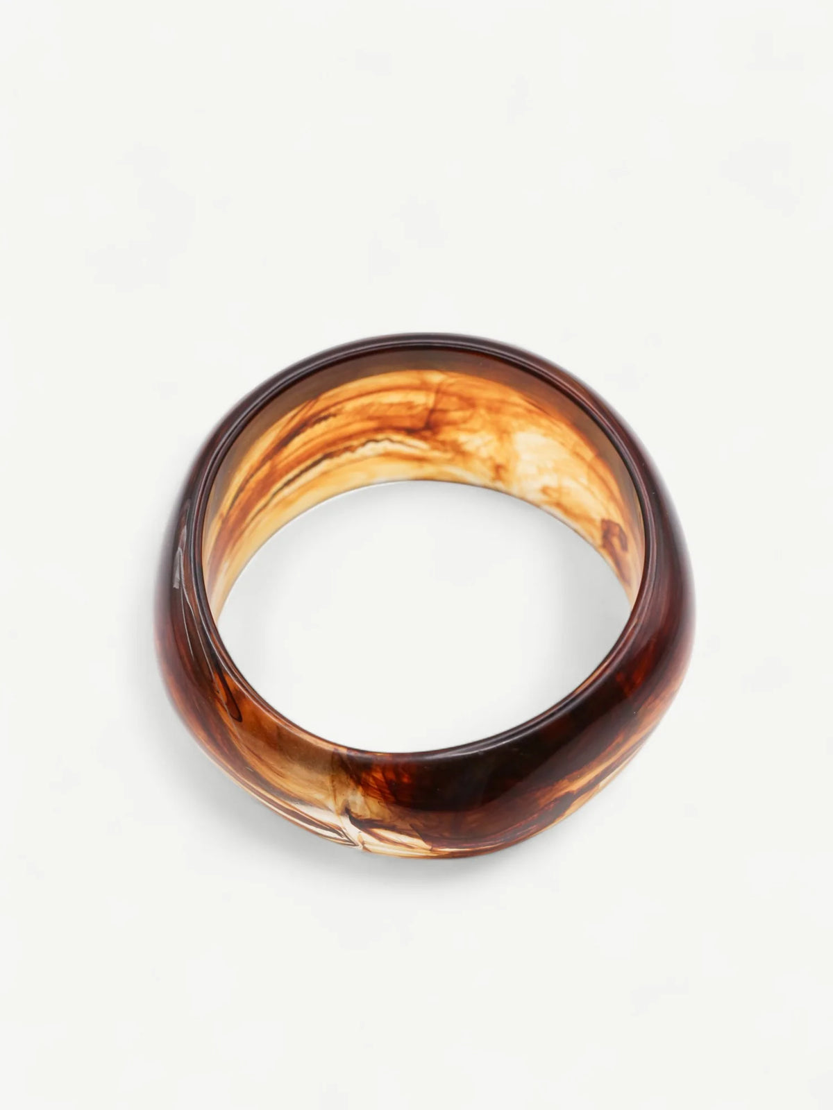 Amber Drift Bangle Armband Brúnt
