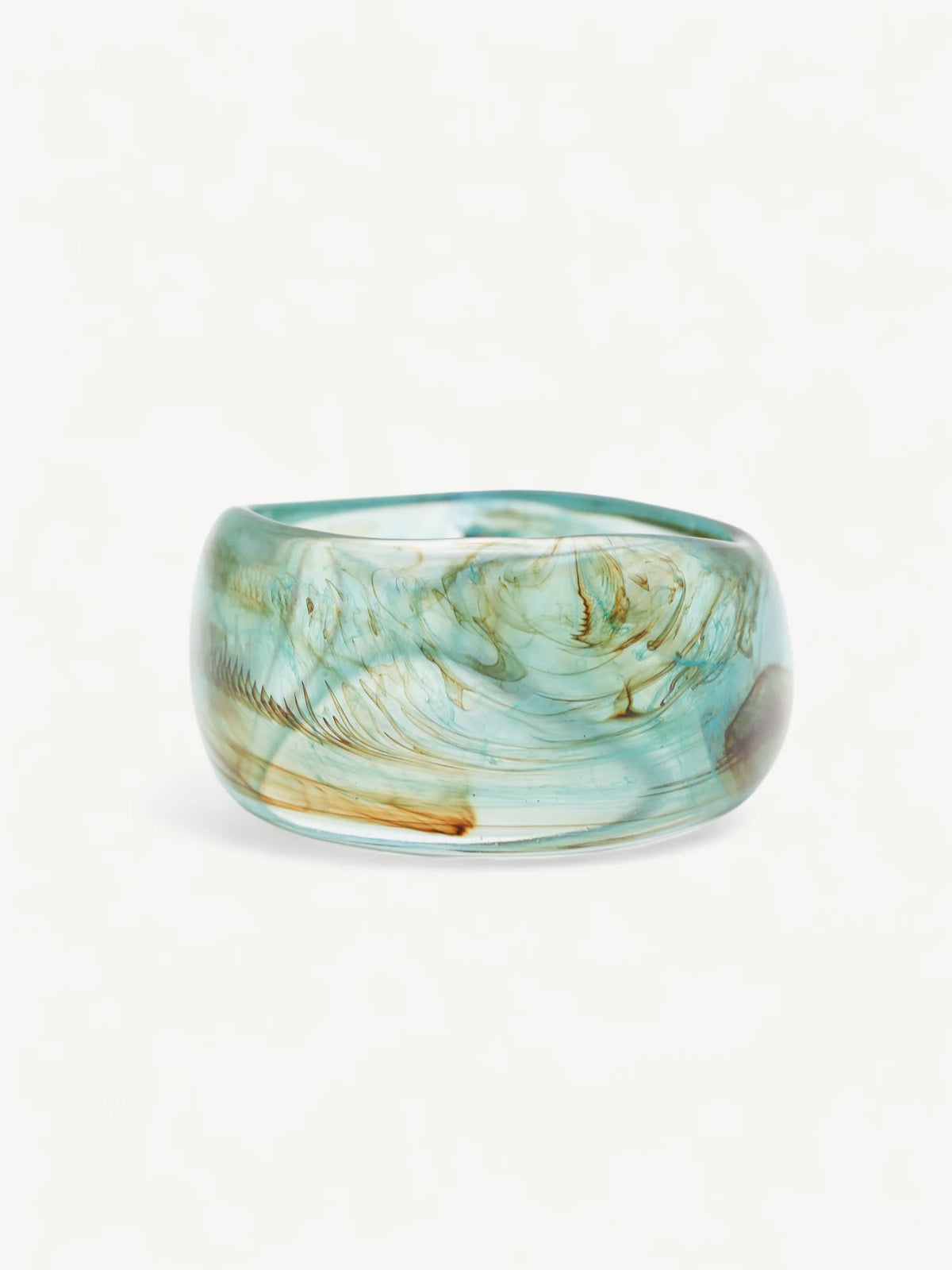 Amber Drift Bangle Armband Grænt