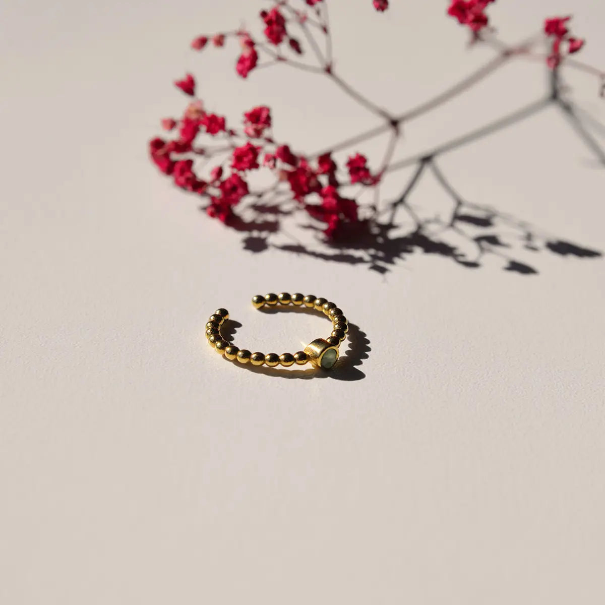 Hringur Single - Gold/Green