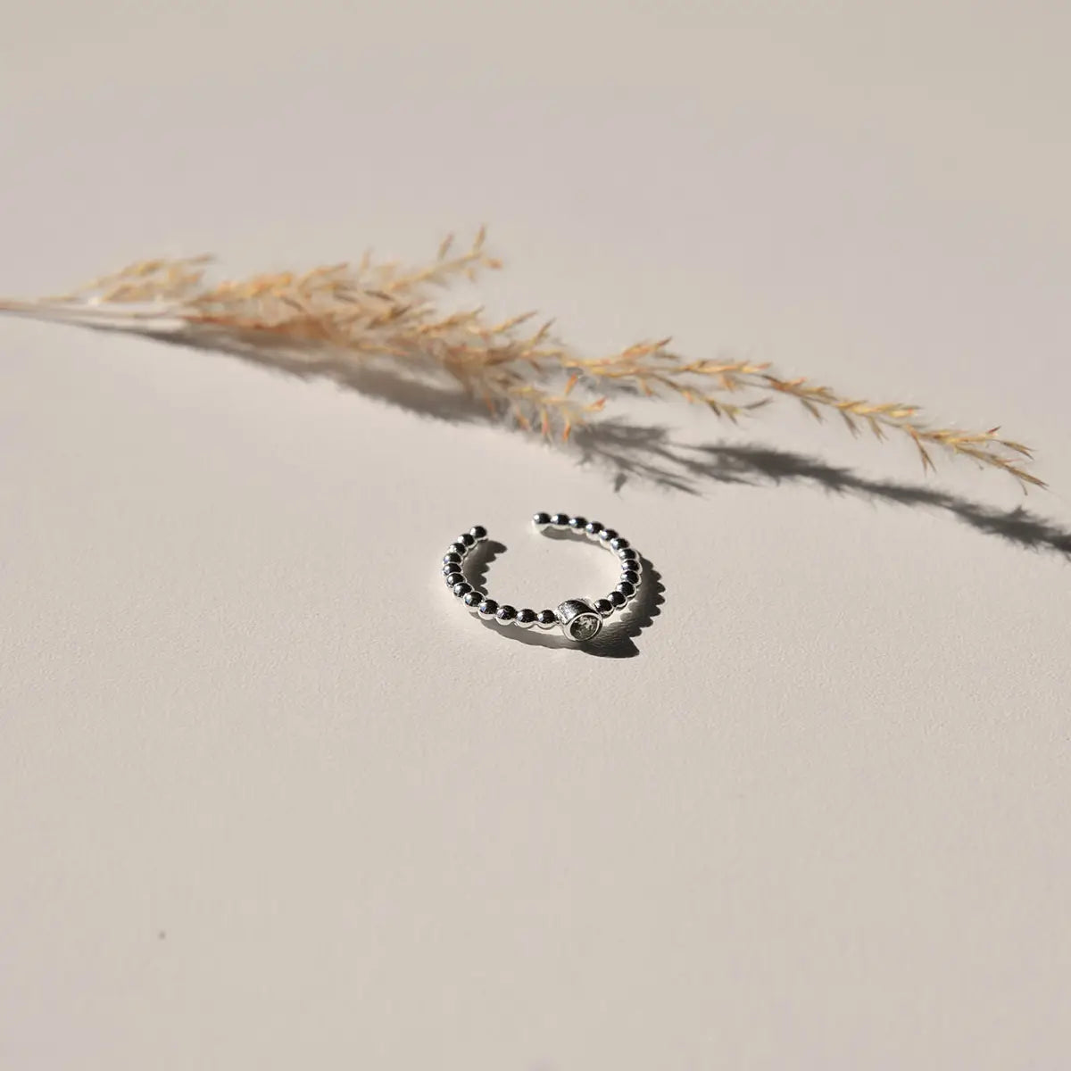 Hringur Single - Silver/Turquoise