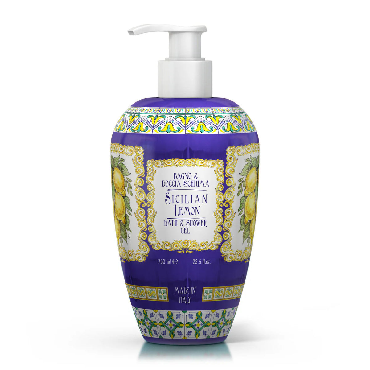 Sicilian Lemon Bath and Shower Gel 700ml.