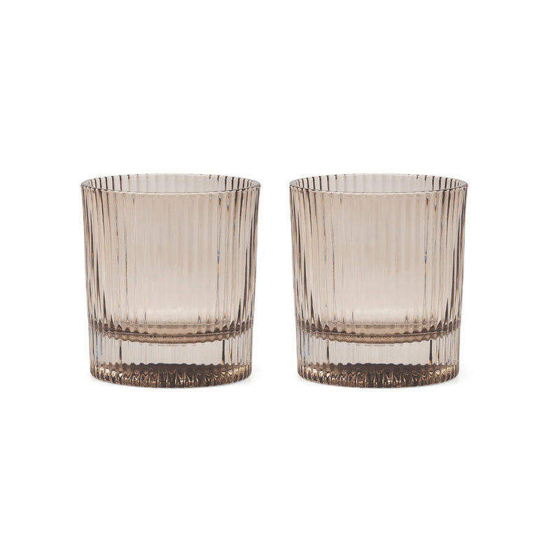 The Scout Lowball Glass - 2 stk. Smoke