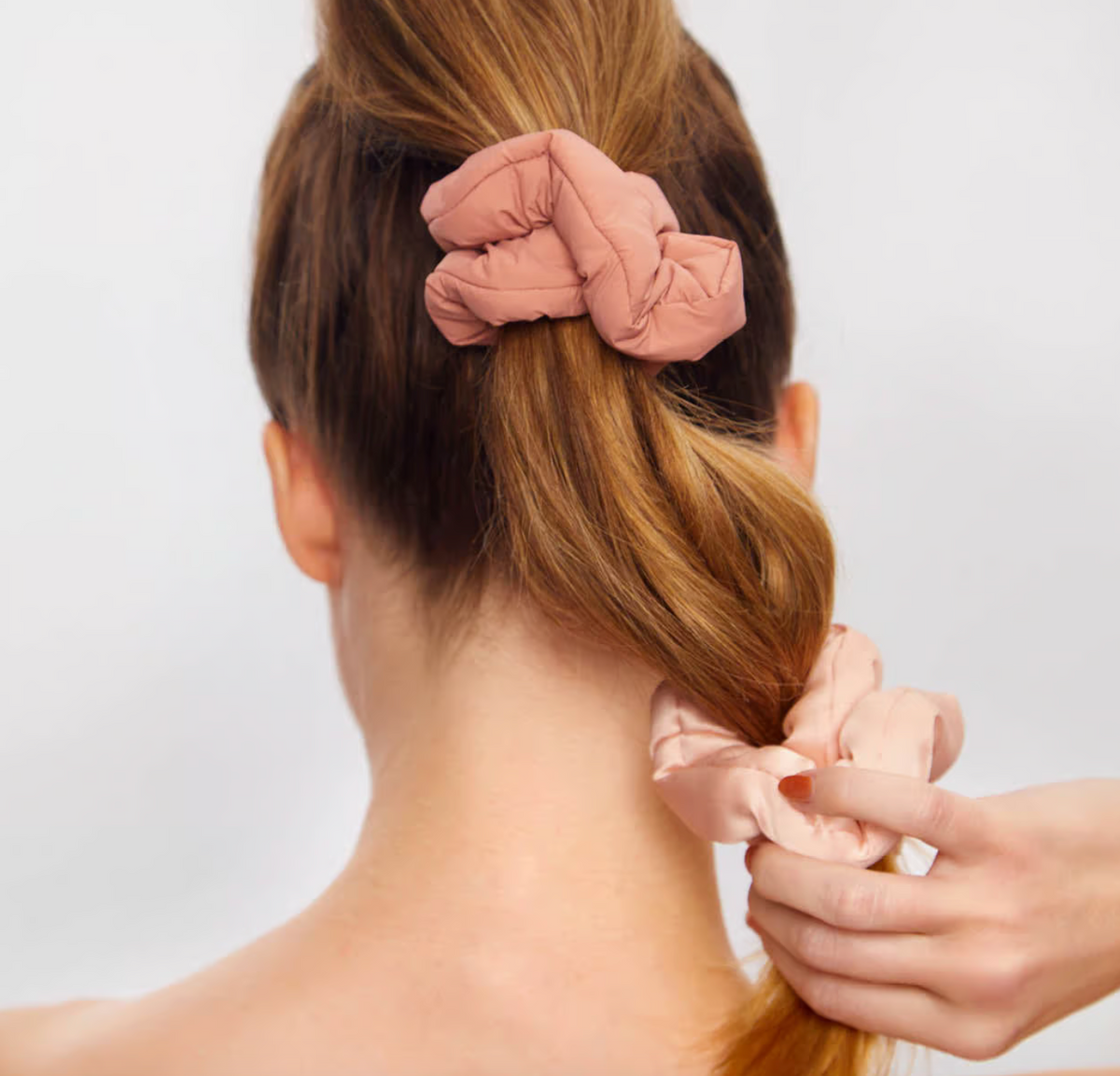 Cloud Scrunchies 3 stk. Rosewood