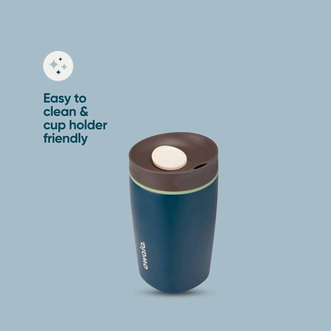 Owala SmoothSip® Slider Ferðamál Moonlit Shadow
