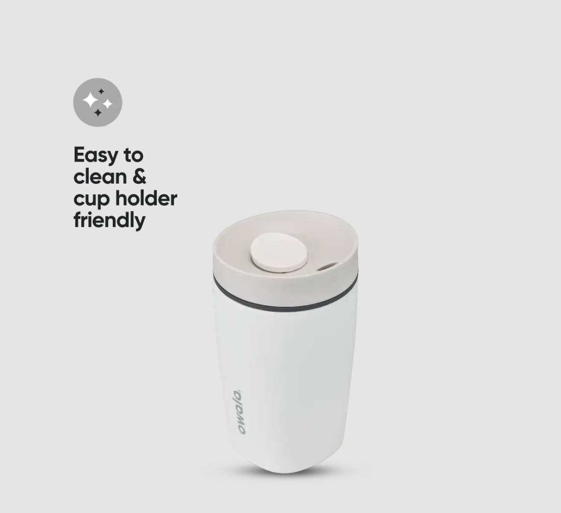 Owala SmoothSip® Slider Ferðamál Shy Marshmellow