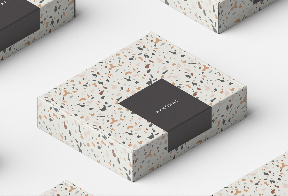 Gjafabox með terrazzo mynstri