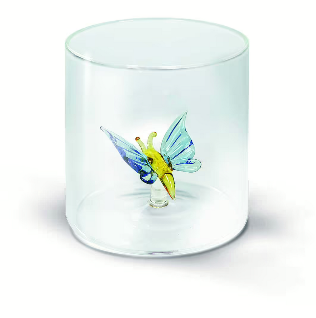 Glas með Fígúru - Fiðrildi