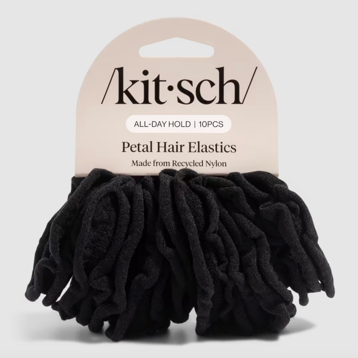 Þykkar Hárteygjur 10 stk. Svartar