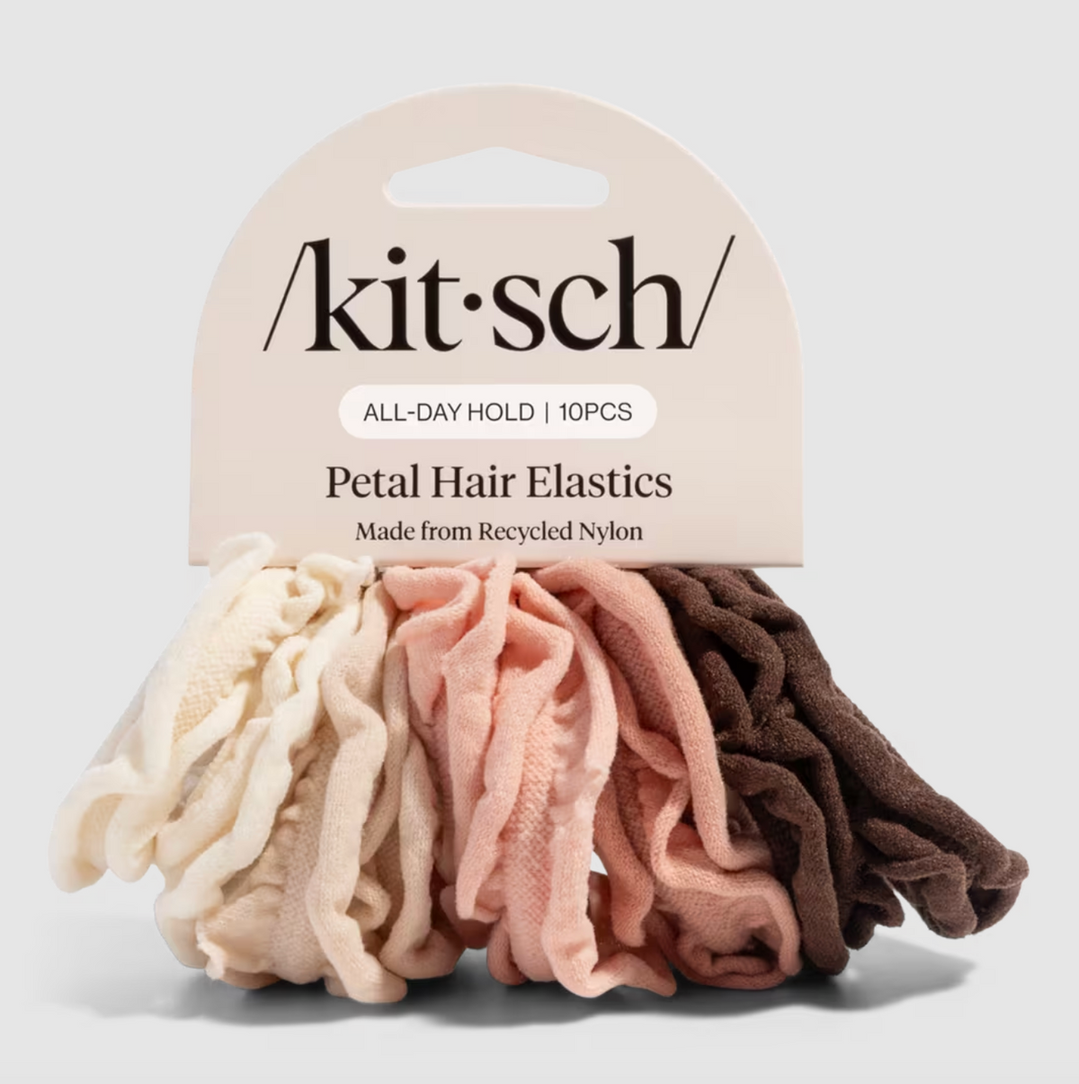 Þykkar Hárteygjur 10 stk. Terracotta