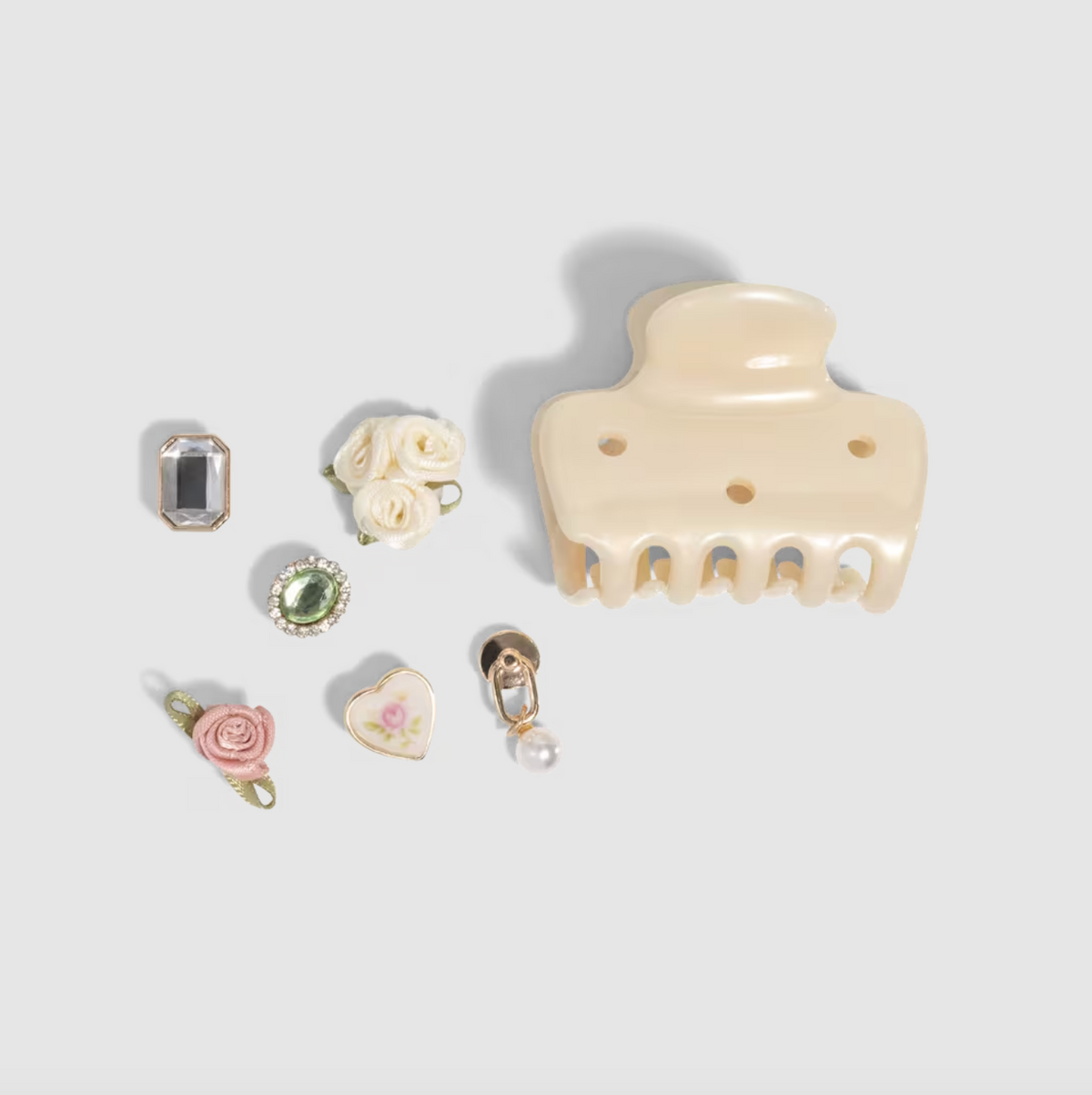 KitschPop Charms & Cloud Clip 7 Piece Set Vintage
