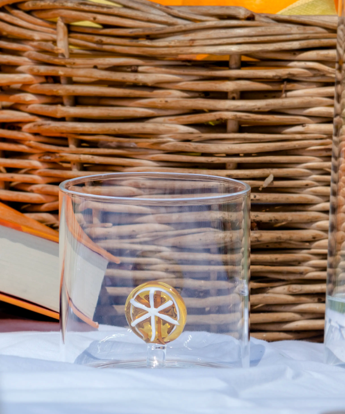 Glas með Fígúru - Appelsína