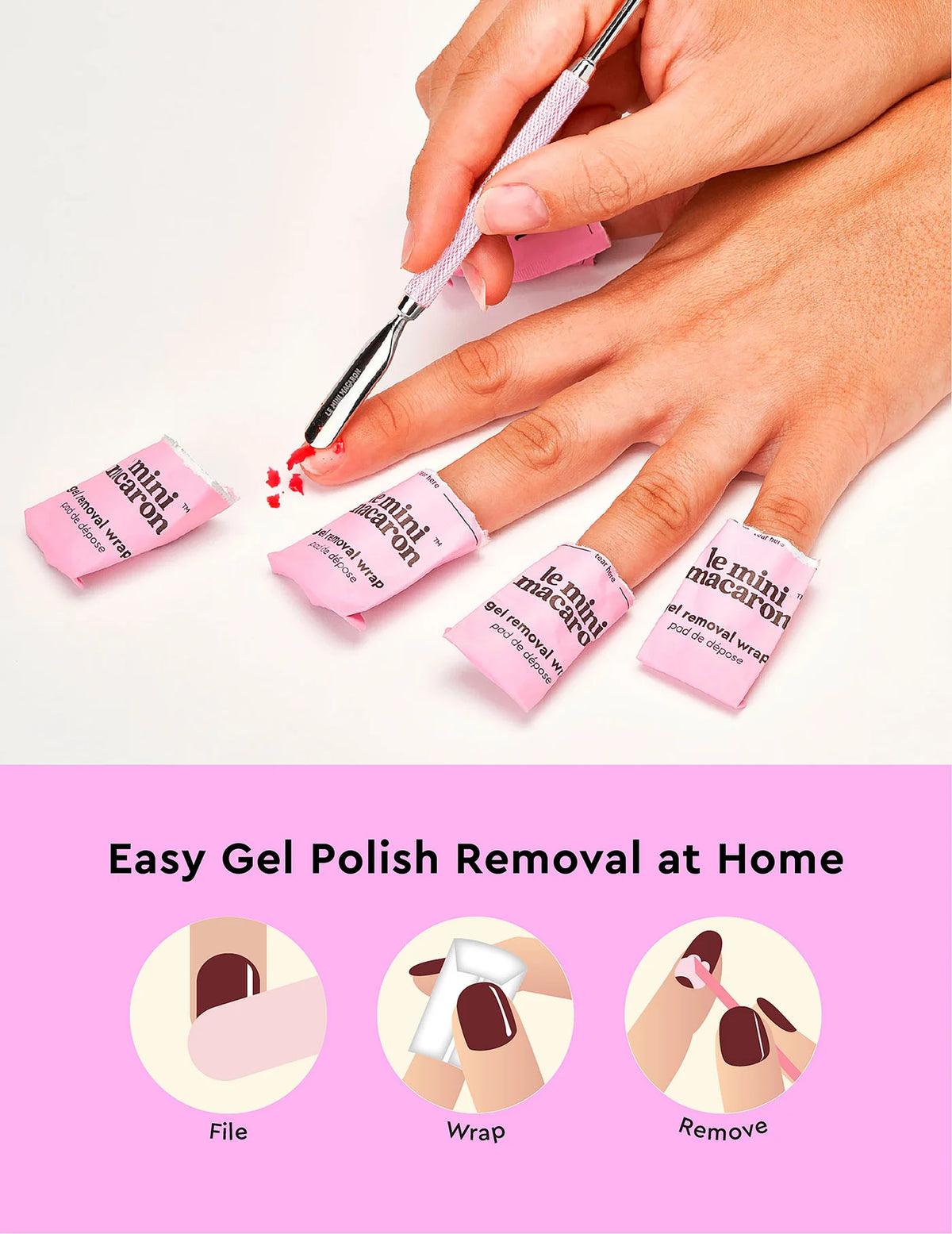 Gel Manicure Sett - Pink Quartz
