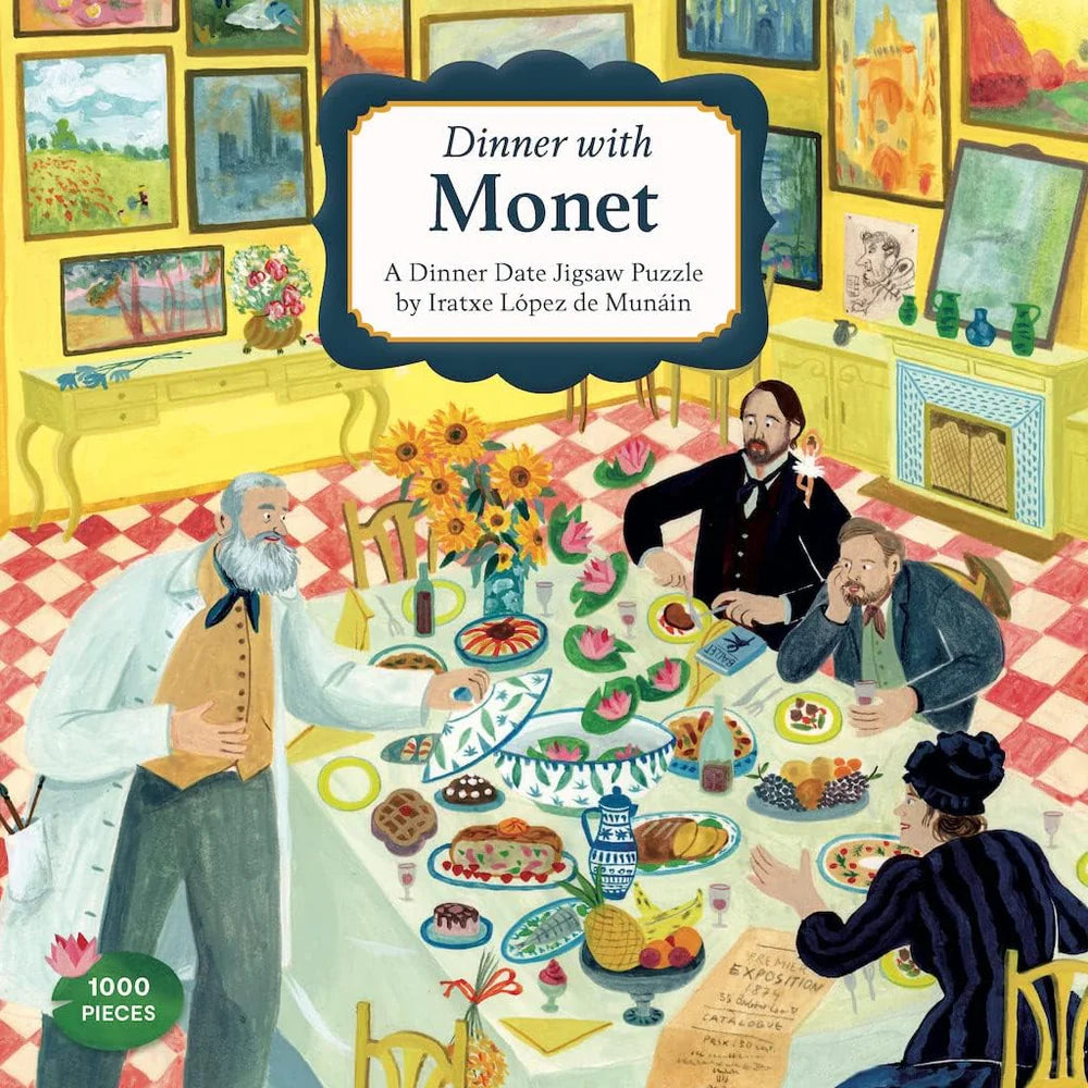 Dinner with Monet - 1000 bita Púsl