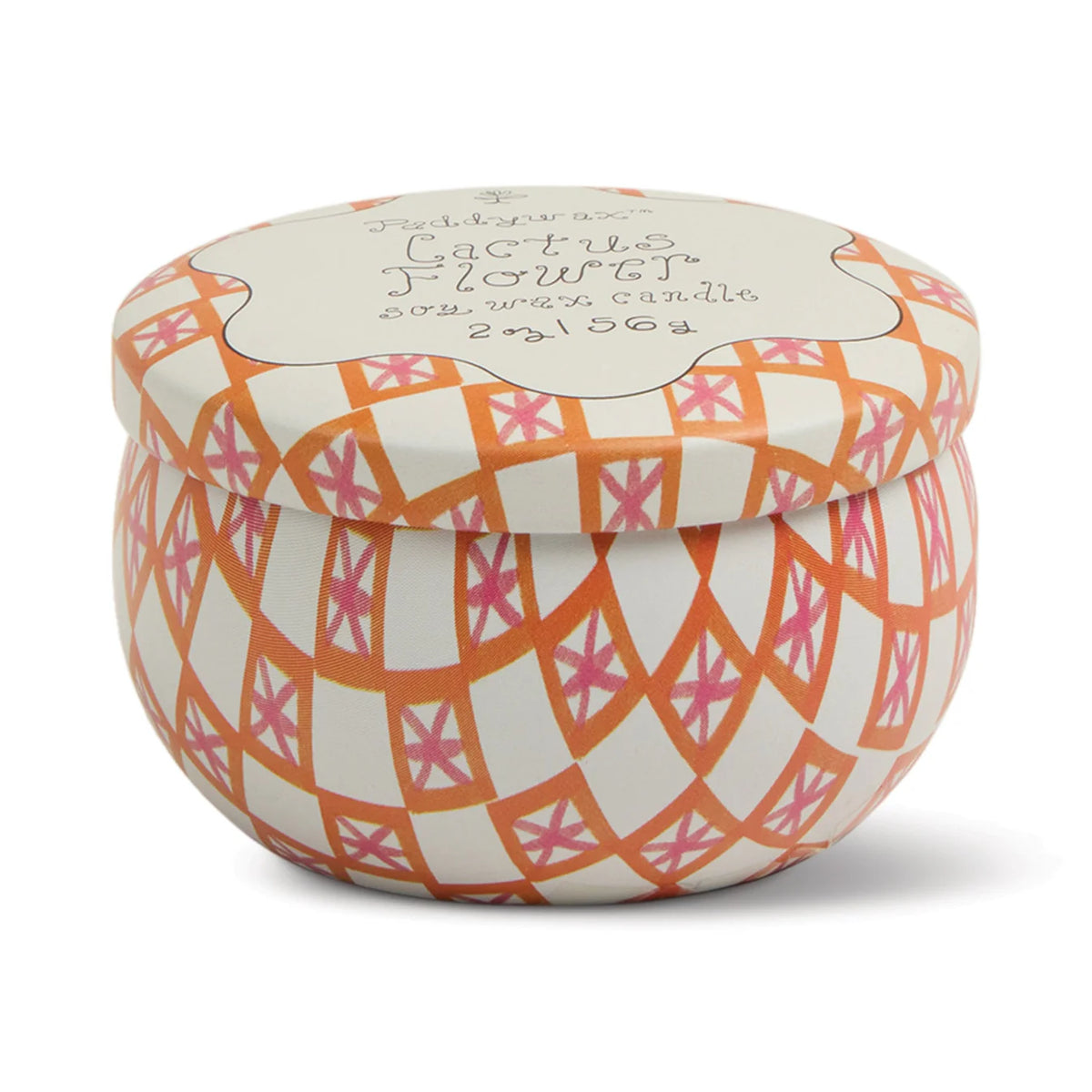 Tulip Tin Candle - Cactus Flower