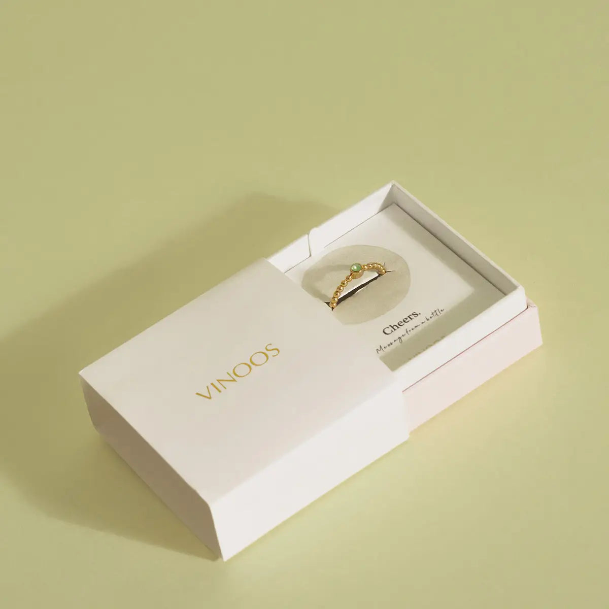 Hringur Single - Gold/Green