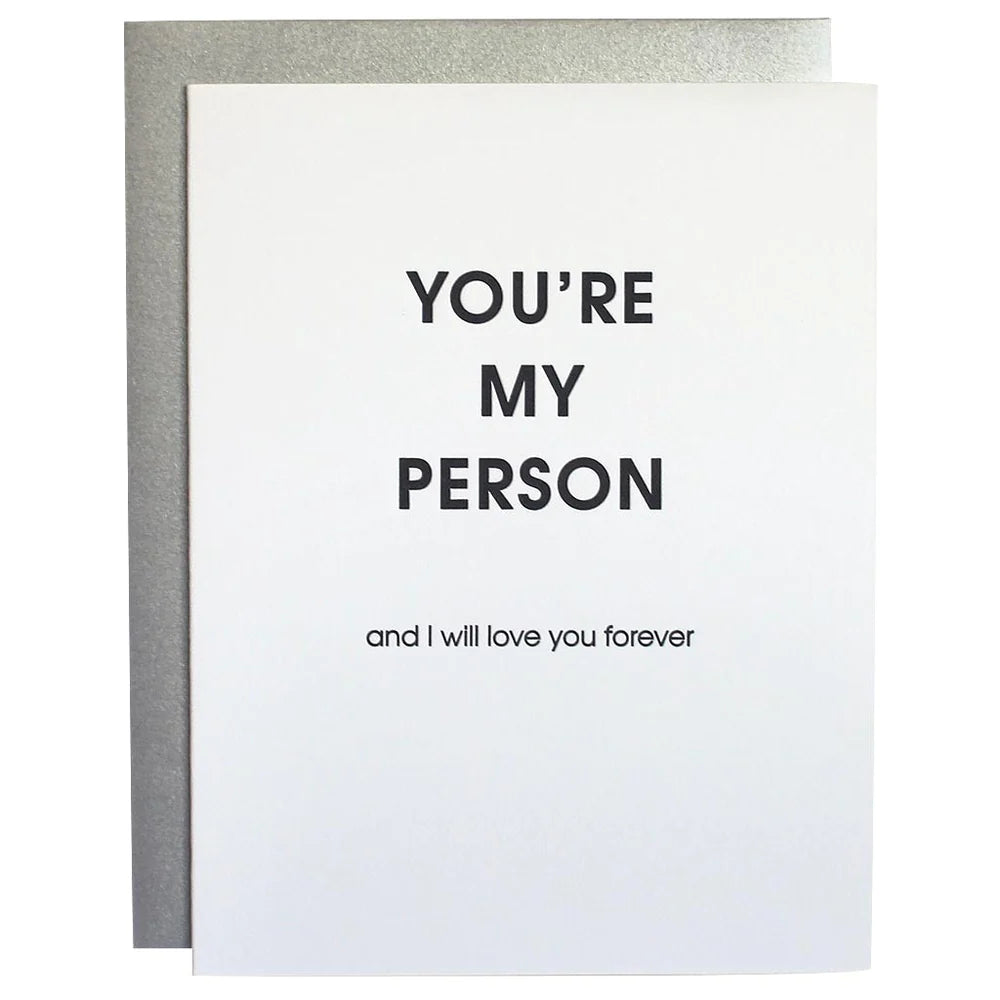 Tækifæriskort "You're My Person"