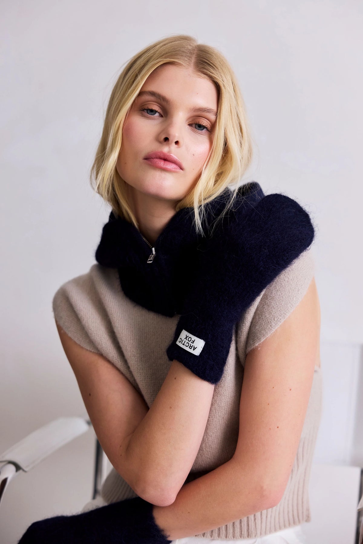 Alpaca Vettlingar - Nay Bláir