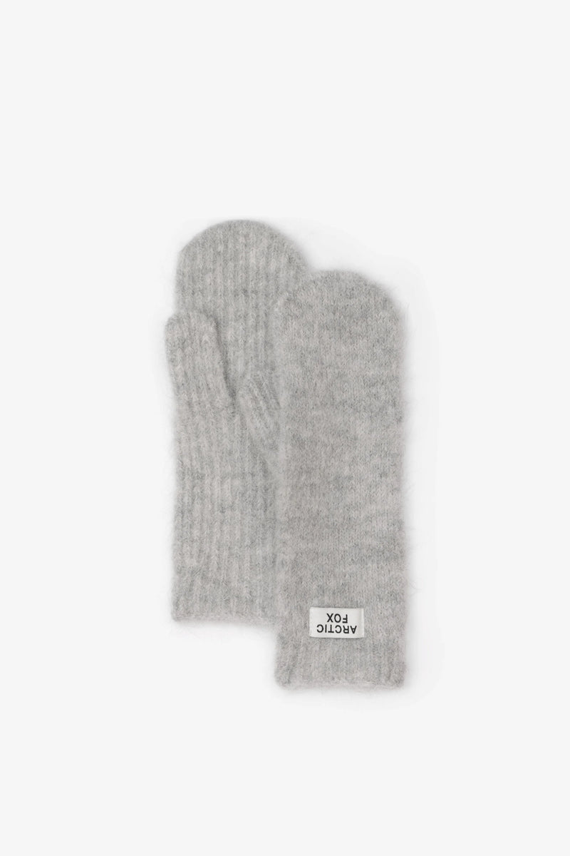 Alpaca Vettlingar - Ljósgráir