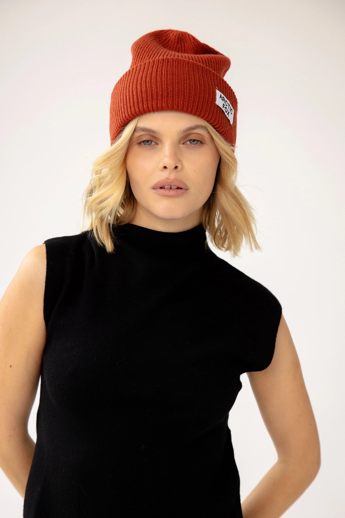 The Recycled Bottle Beanie - Terracotta