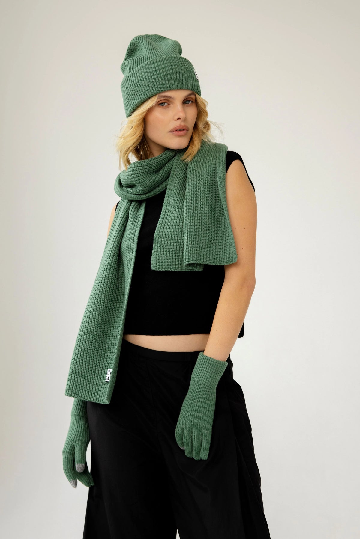 The Recycled Bottle Beanie - Forest Green