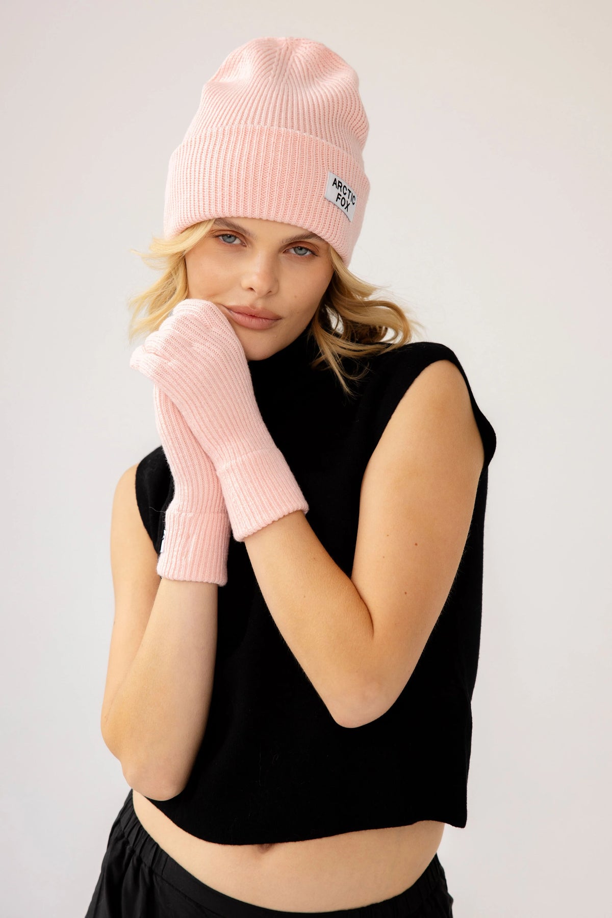 The Recycled Bottle Beanie - Ljósbleik